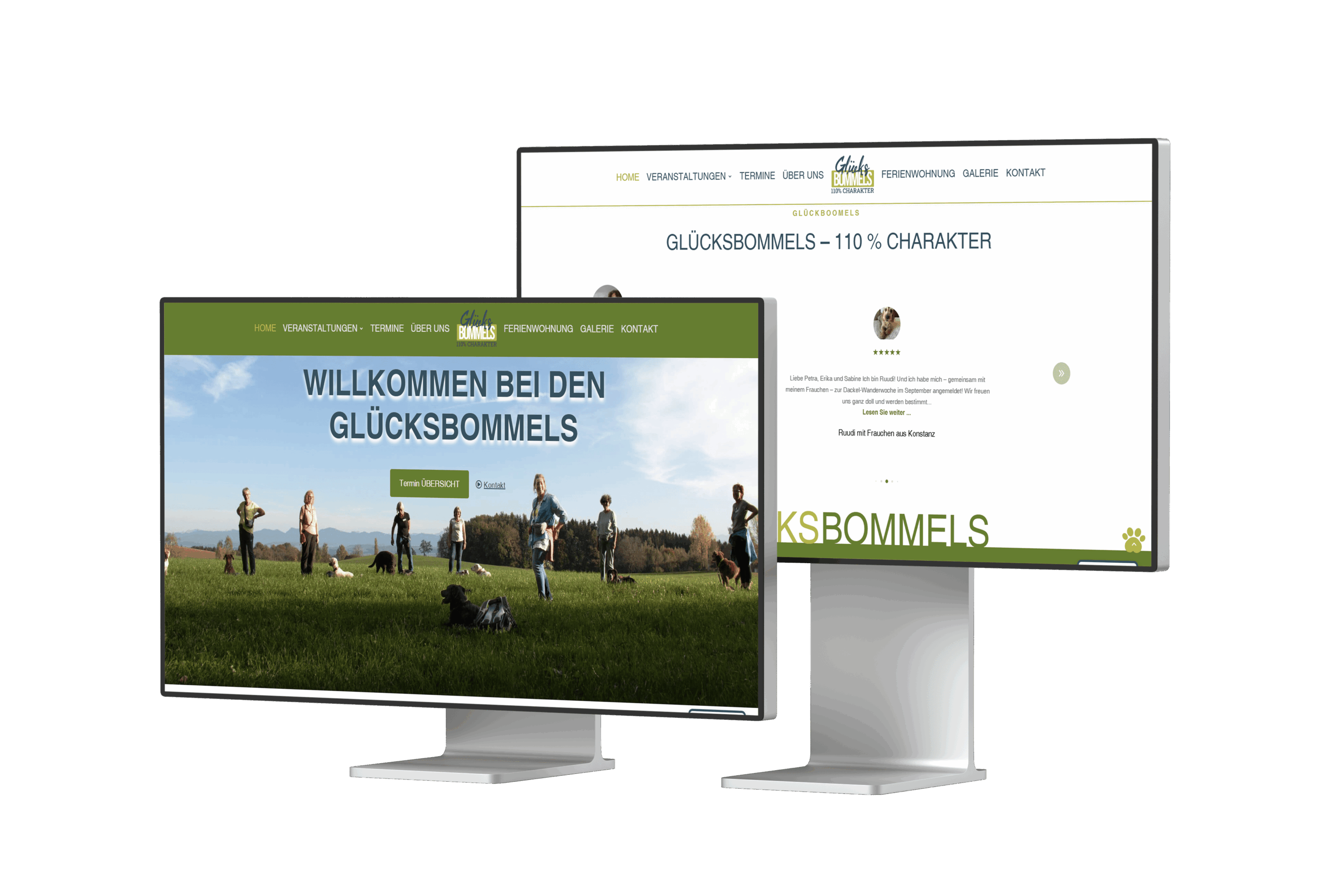 Gluecksbommels Hundeschule Desktop Mockup New position 1 scaled
