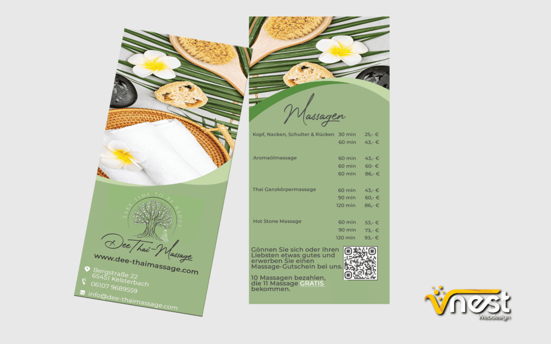 Flyer – Dee Thai Massage